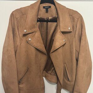 Faux Suede Torrid Jacket